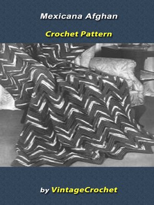 cover image of Mexicana Afghan Vintage Crochet Pattern